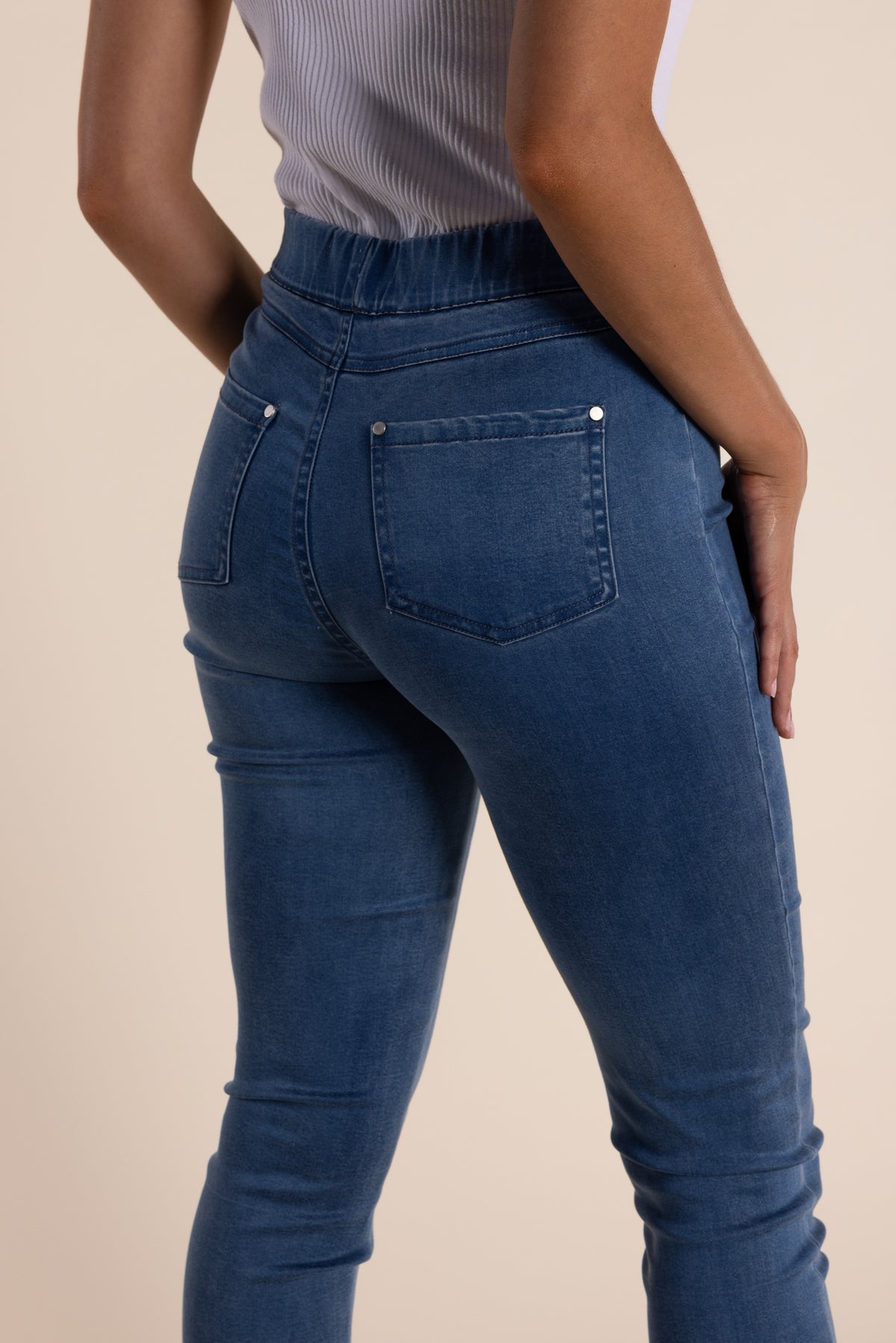 Denim Pull On Jean