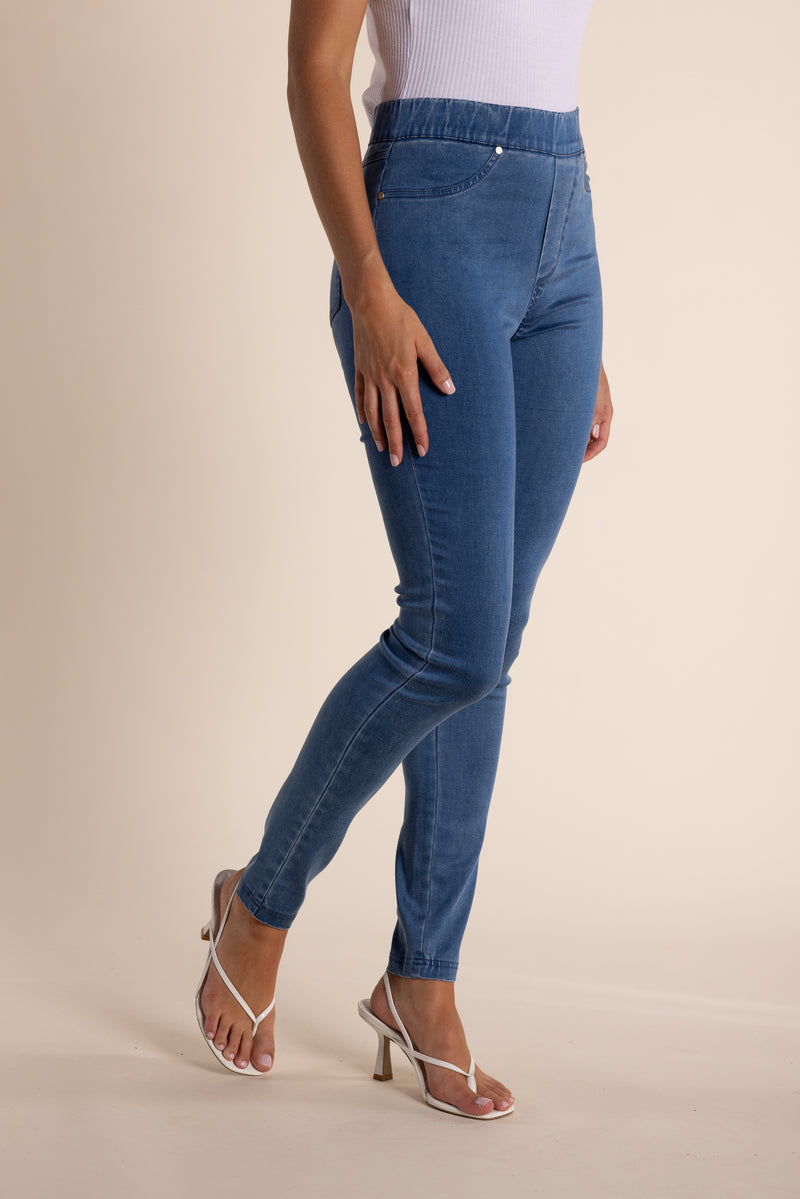 Denim Pull On Jean