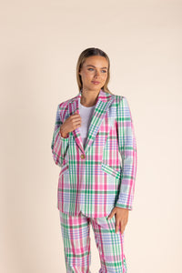 Multi Check Blazer