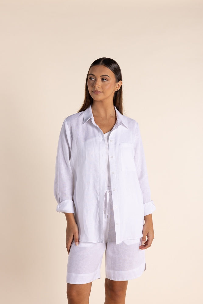 Linen Shirt White