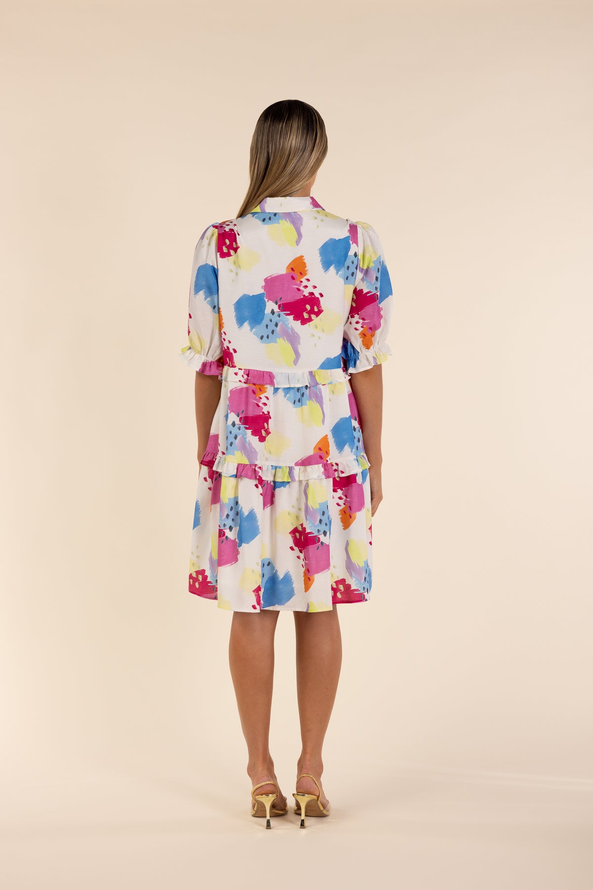 Art Tiered Dress