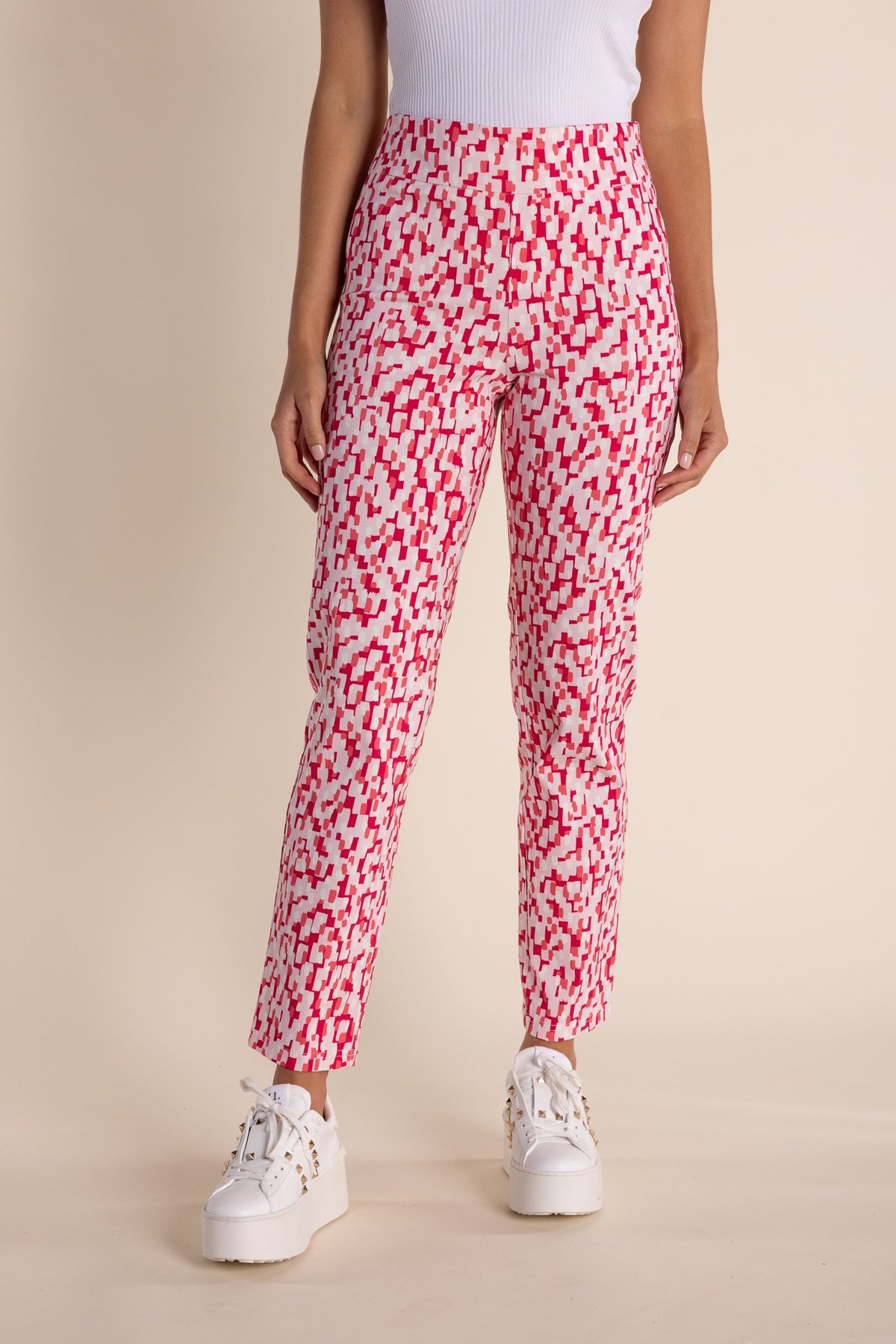 Abstract Pant Pink