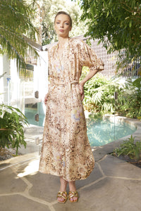 Taylor Cheetah Ankle Dress