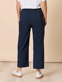 Marine Wide Leg Pants Navy