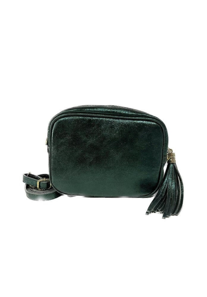 Foiled Crossbody Bag - Forest