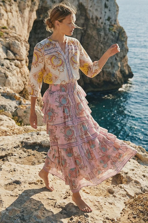 Valentina Skirt Netpune Pink