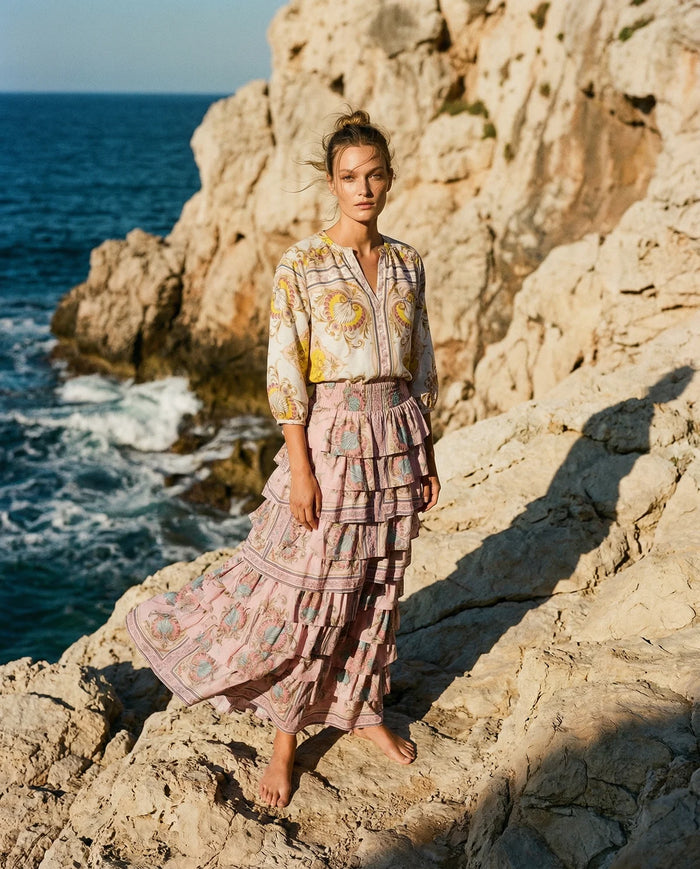 Valentina Skirt Netpune Pink