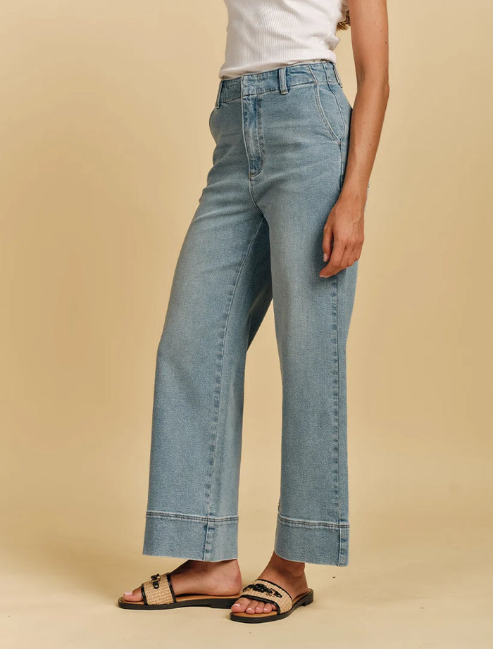 Wanda Pale Wash Denim Jean