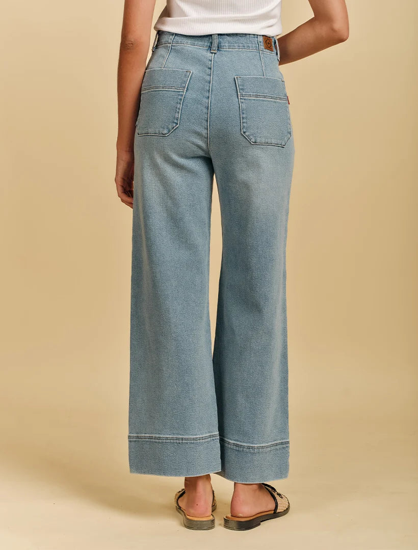 Wanda Pale Wash Denim Jean
