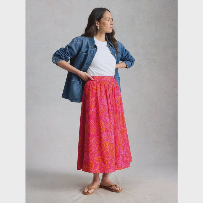 Abigail Midi Skirt Pink