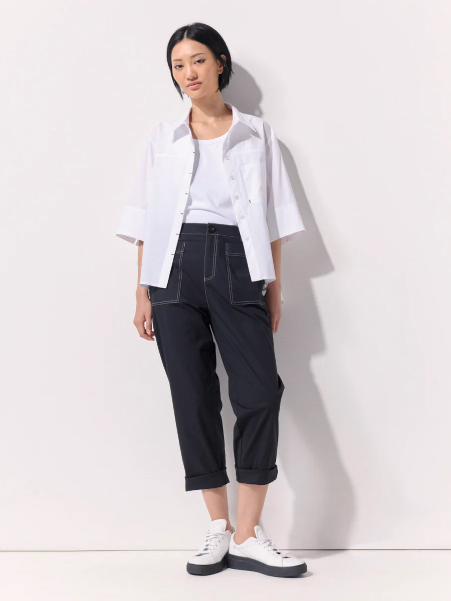 Modern Utility Shirt White