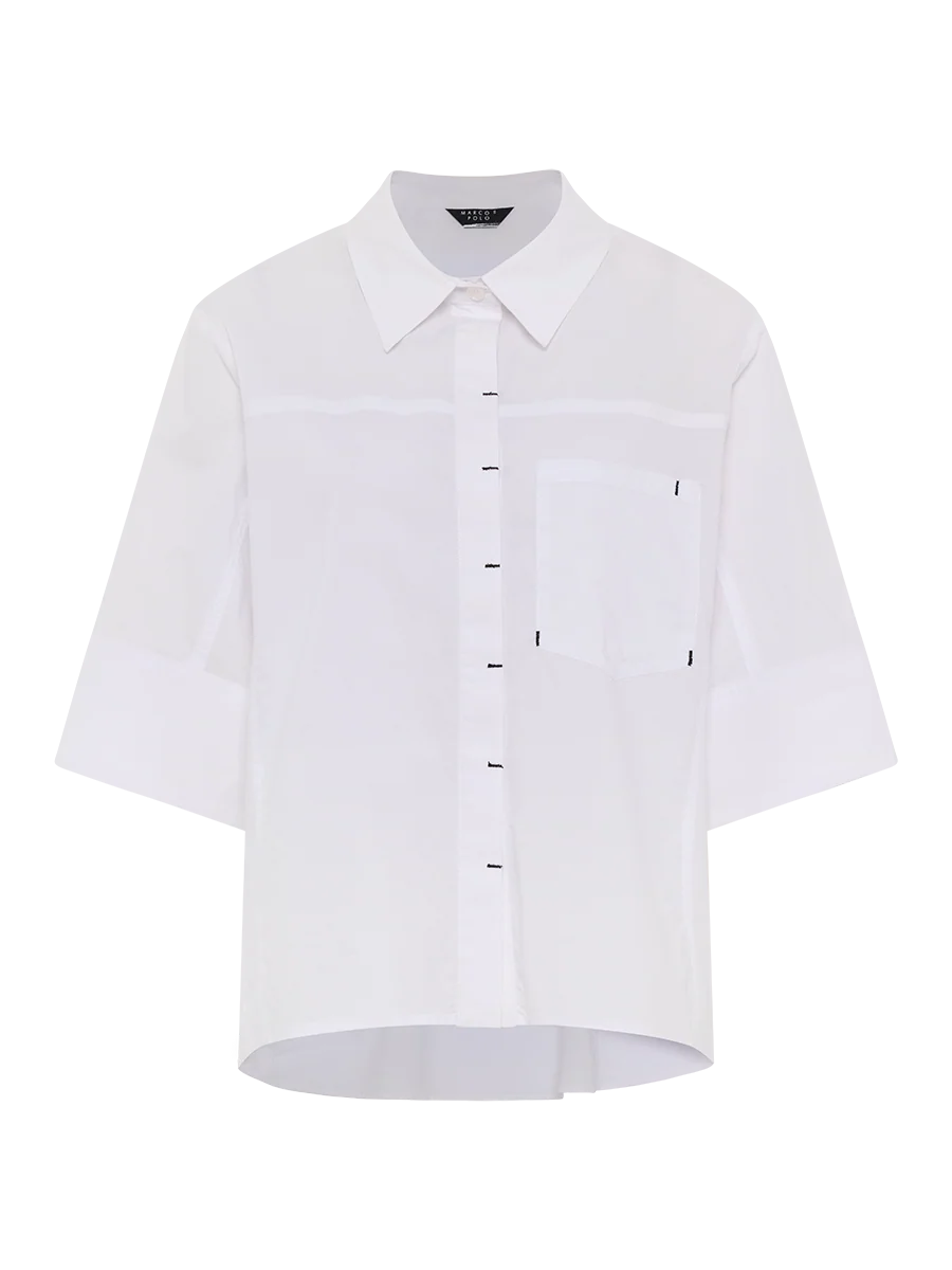 Modern Utility Shirt White