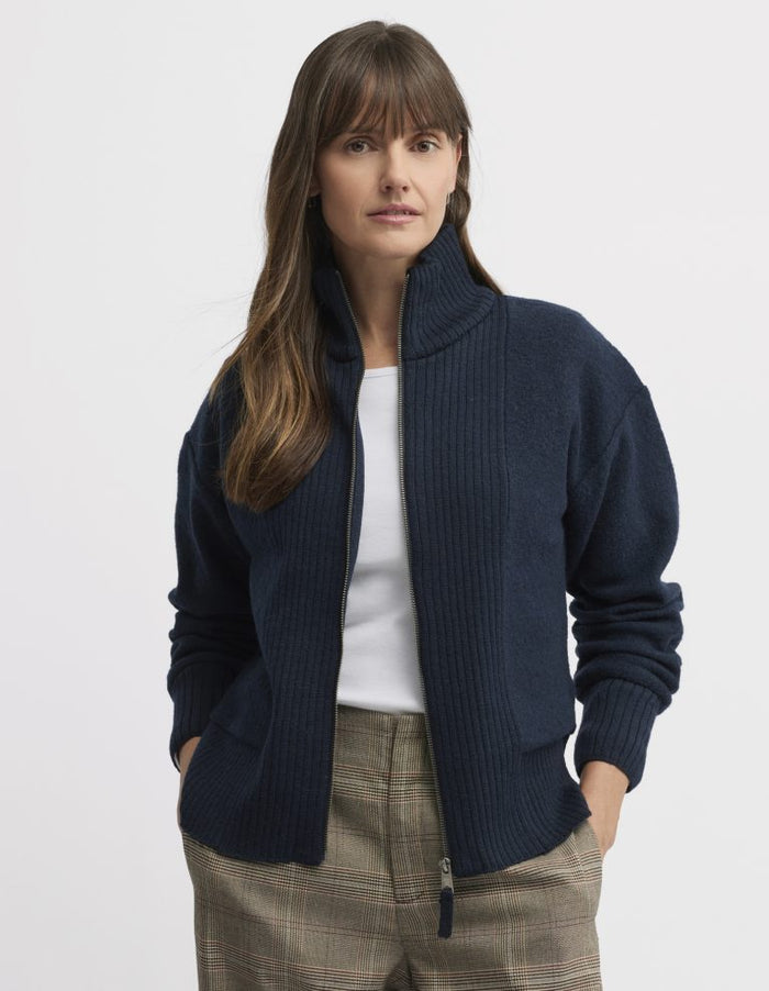 Ember Knit Jacket Navy