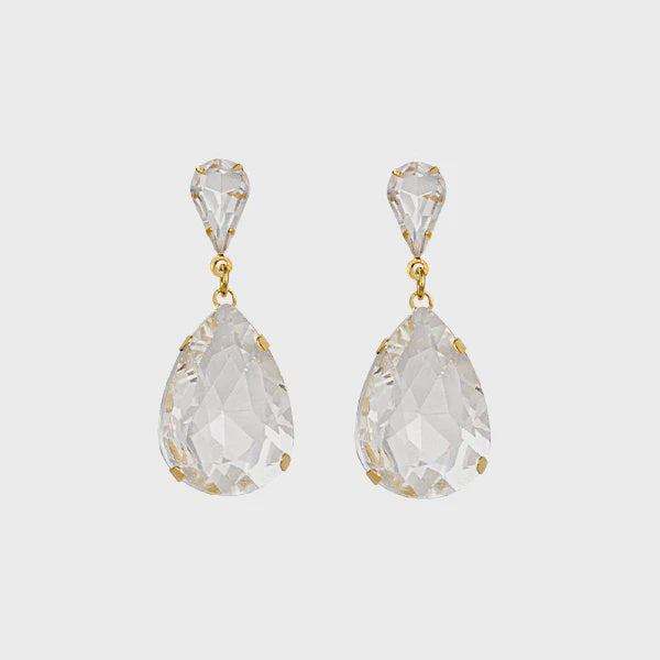 Jemima White Earrings