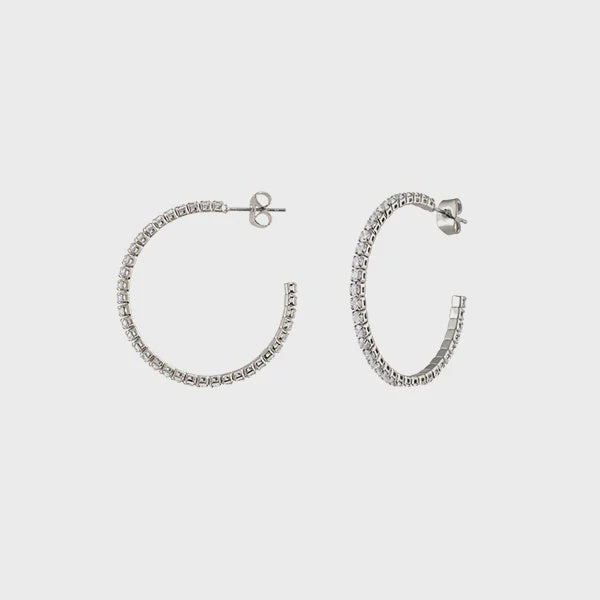 Lucie Silver Earrings