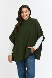 Wool Poncho Military O/S