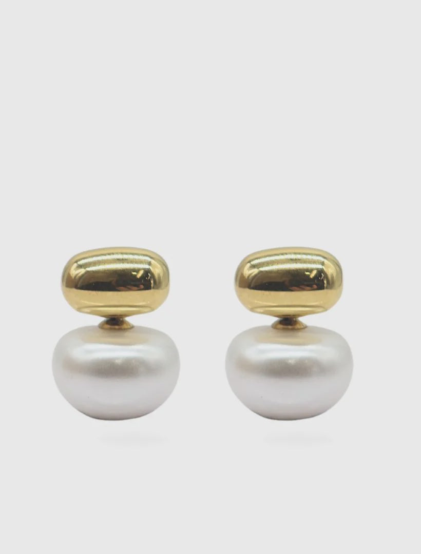 Pearl Bean Studs