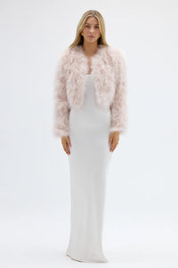 Manhattan Crop Jacket Pink