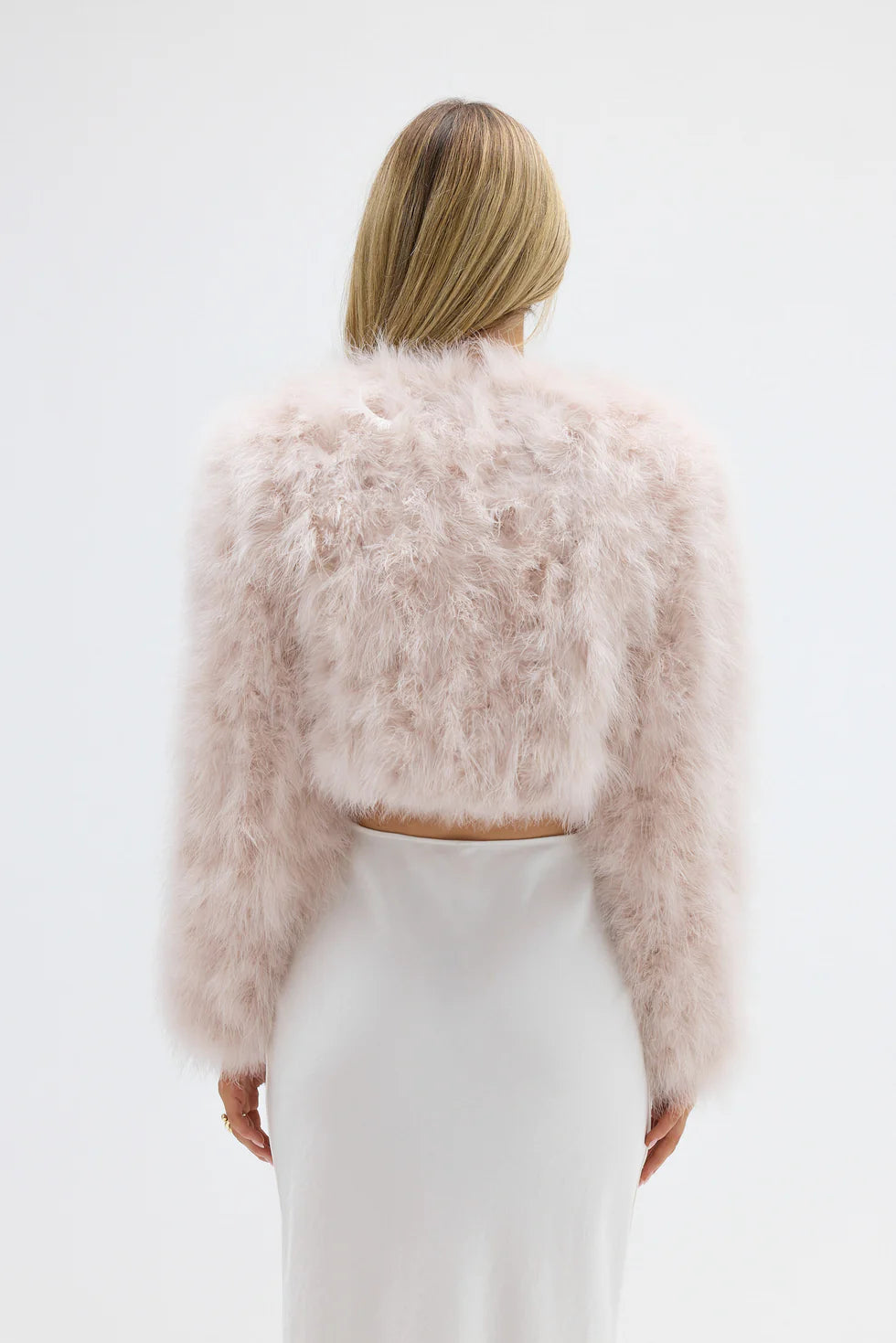 Manhattan Crop Jacket Pink