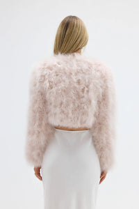 Manhattan Crop Jacket Pink