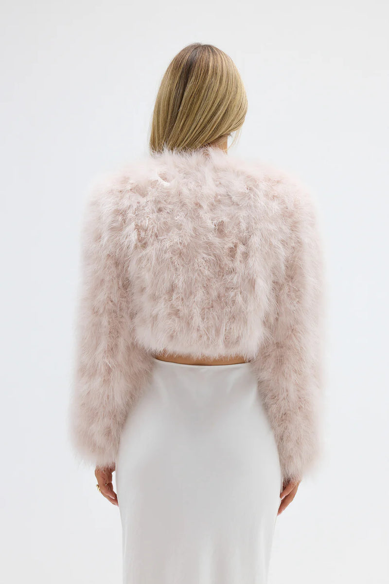 Manhattan Crop Jacket Pink