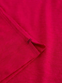 Susie V Neck Linen Tee Pink
