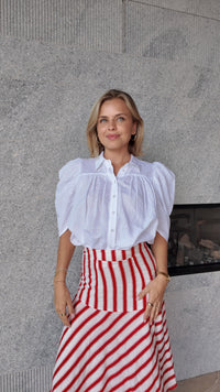 Holly Shirt White Linen
