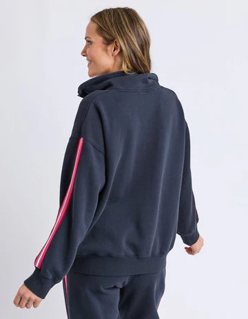 Lover 1/4 Zip Jumper Navy