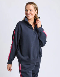 Lover 1/4 Zip Jumper Navy