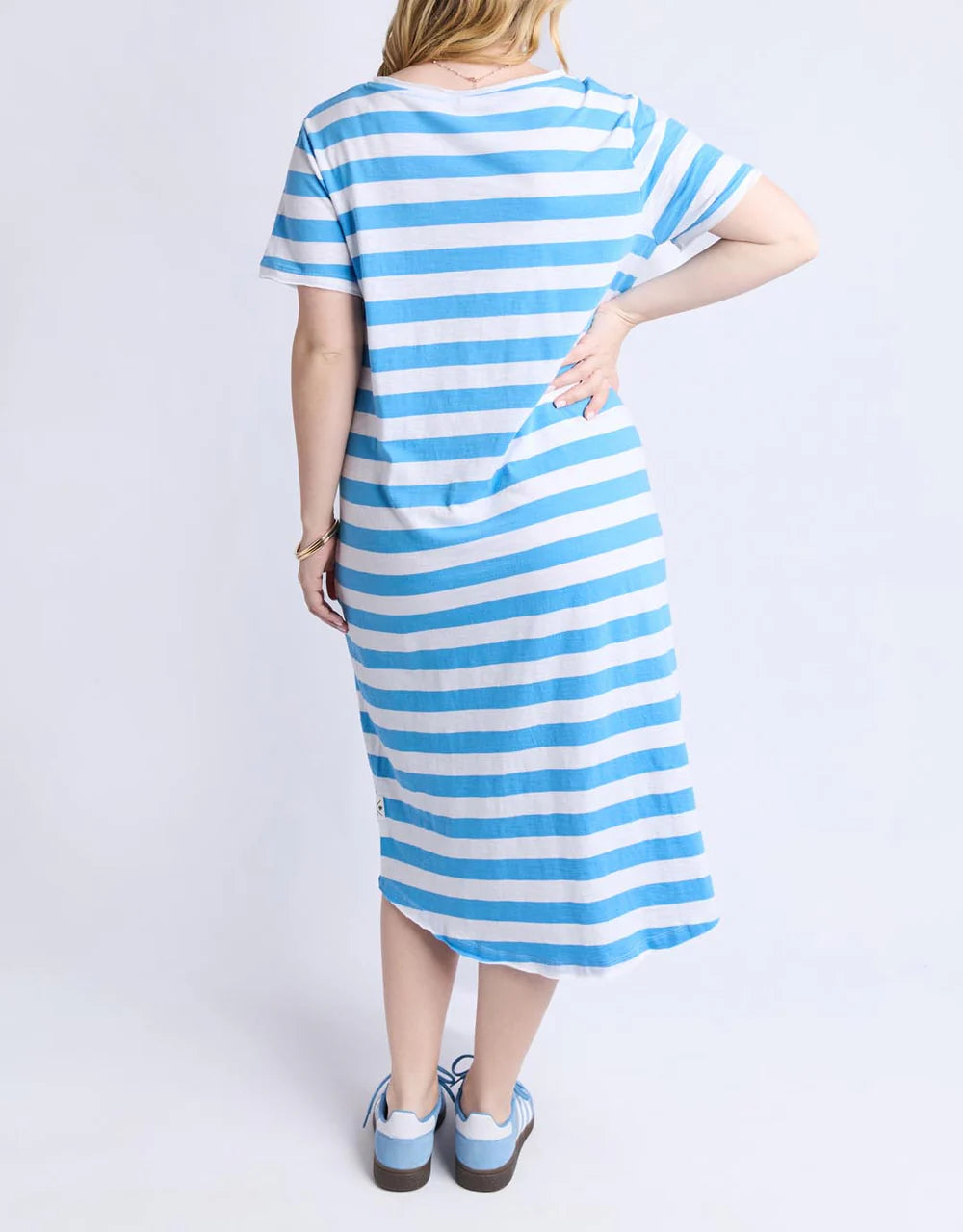 Maeve Midi Dress Azure Blue