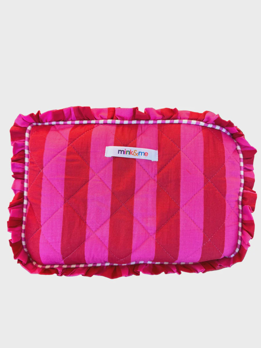 Havana Red Pink Cosmetic Bag
