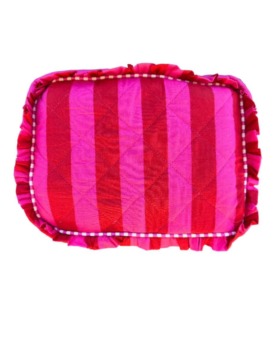 Havana Red Pink Cosmetic Bag