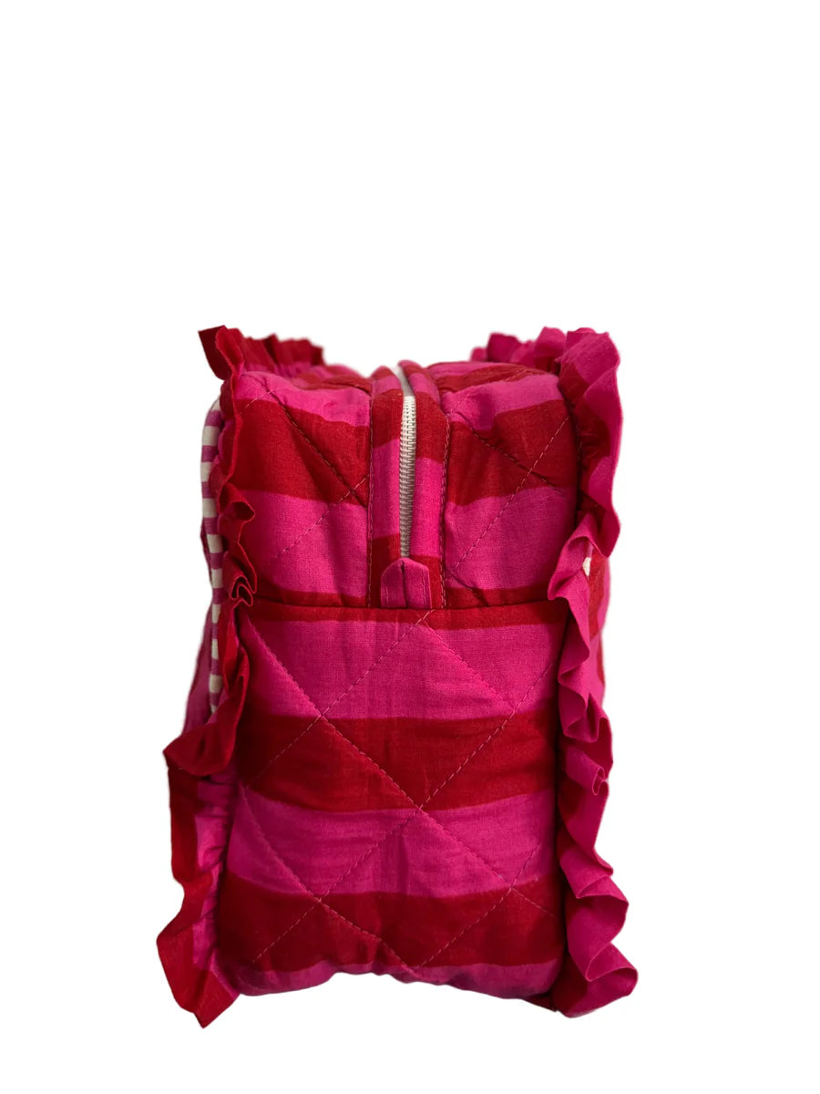 Havana Red Pink Cosmetic Bag