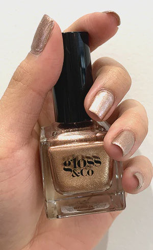 Metallic Rose Nail Polish