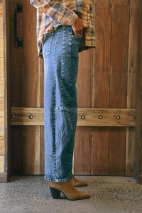 Idaho Barrell Jean Mid Denim