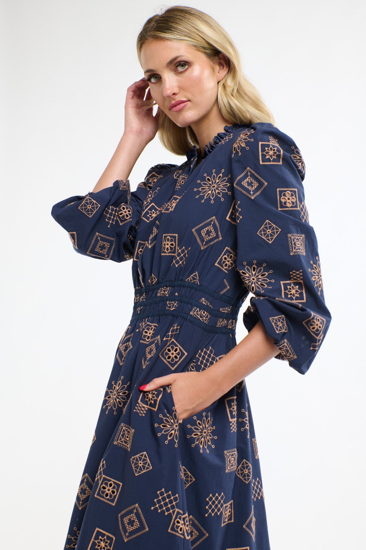 Mandala Dress Indigo