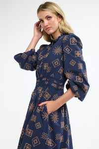 Mandala Dress Indigo