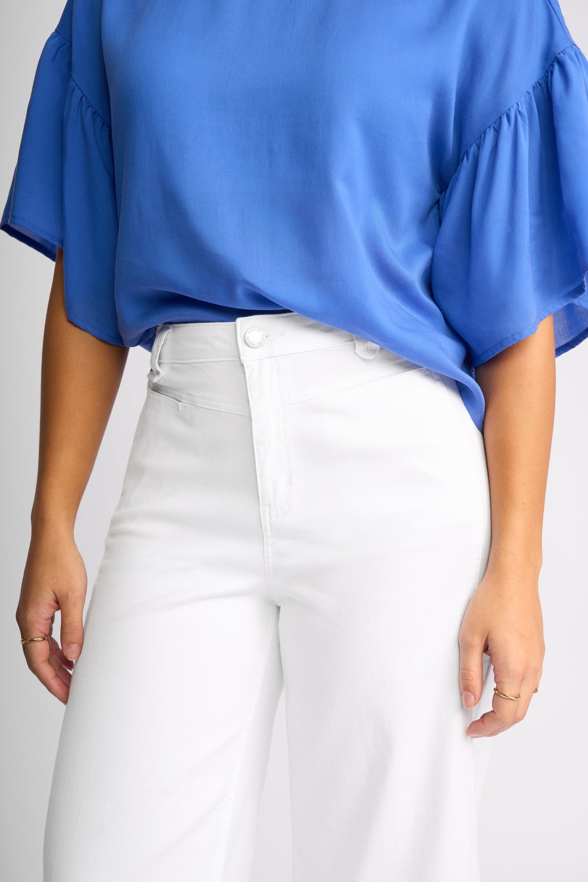 Index Jean White Denim