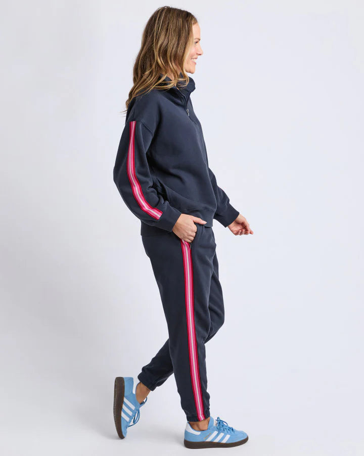 Lover 1/4 Zip Jumper Navy