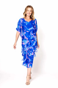 Multi Layer Dress Cobalt