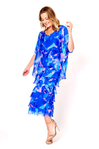 Multi Layer Dress Cobalt