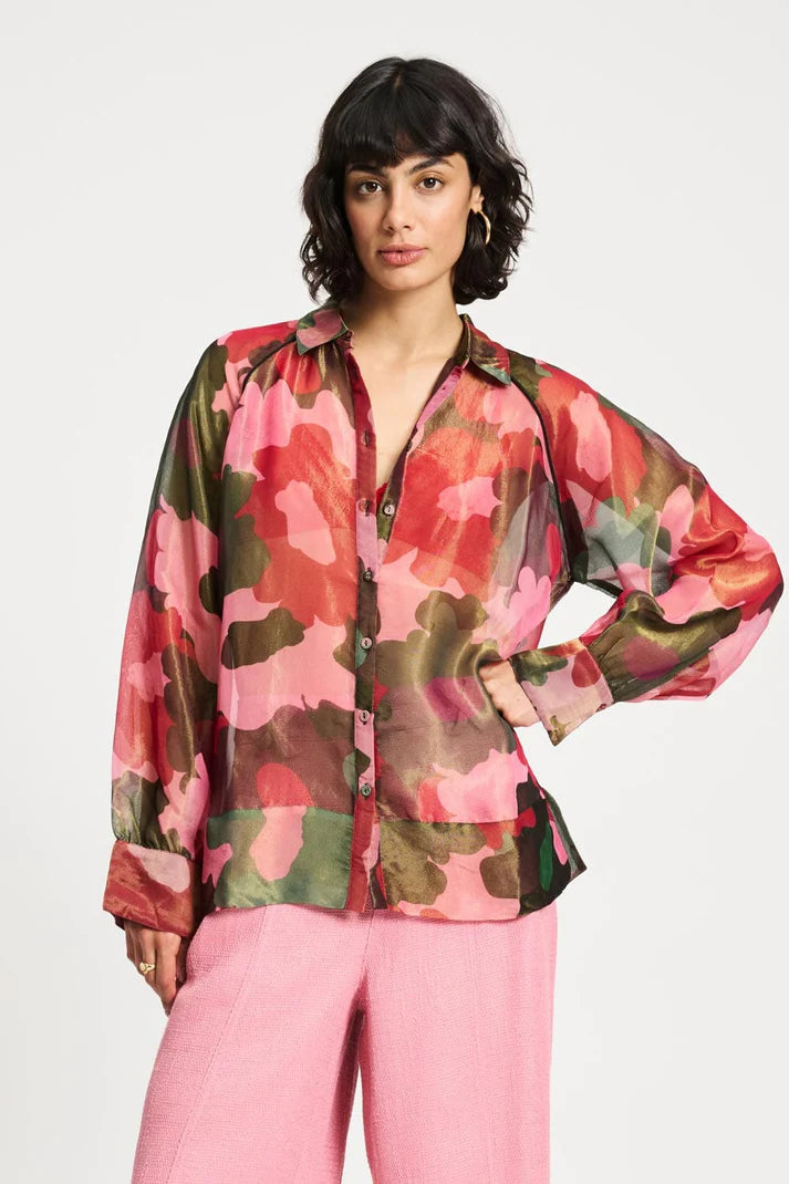 Flower Shimmer Blouse