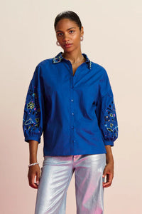 Embroidery Ink Blouse