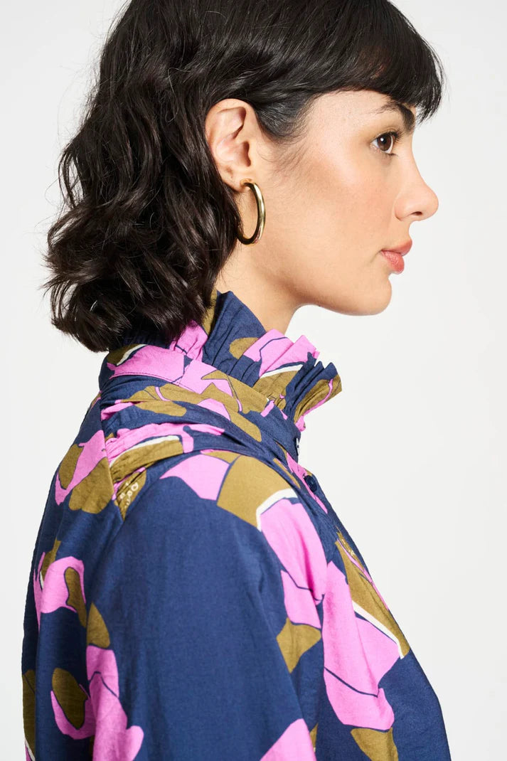 Les Croissants Blouse Blue