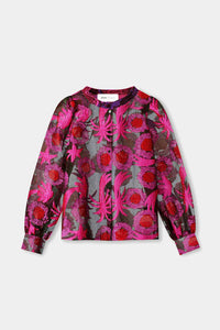 Splashing Fireworks Blouse Pink