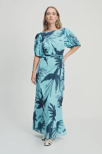 Artisian Dress Sequins Blue