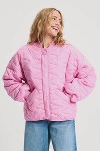 Quilted Jacket Cheering Pink