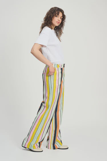 Paradise Linen Pants Stripe