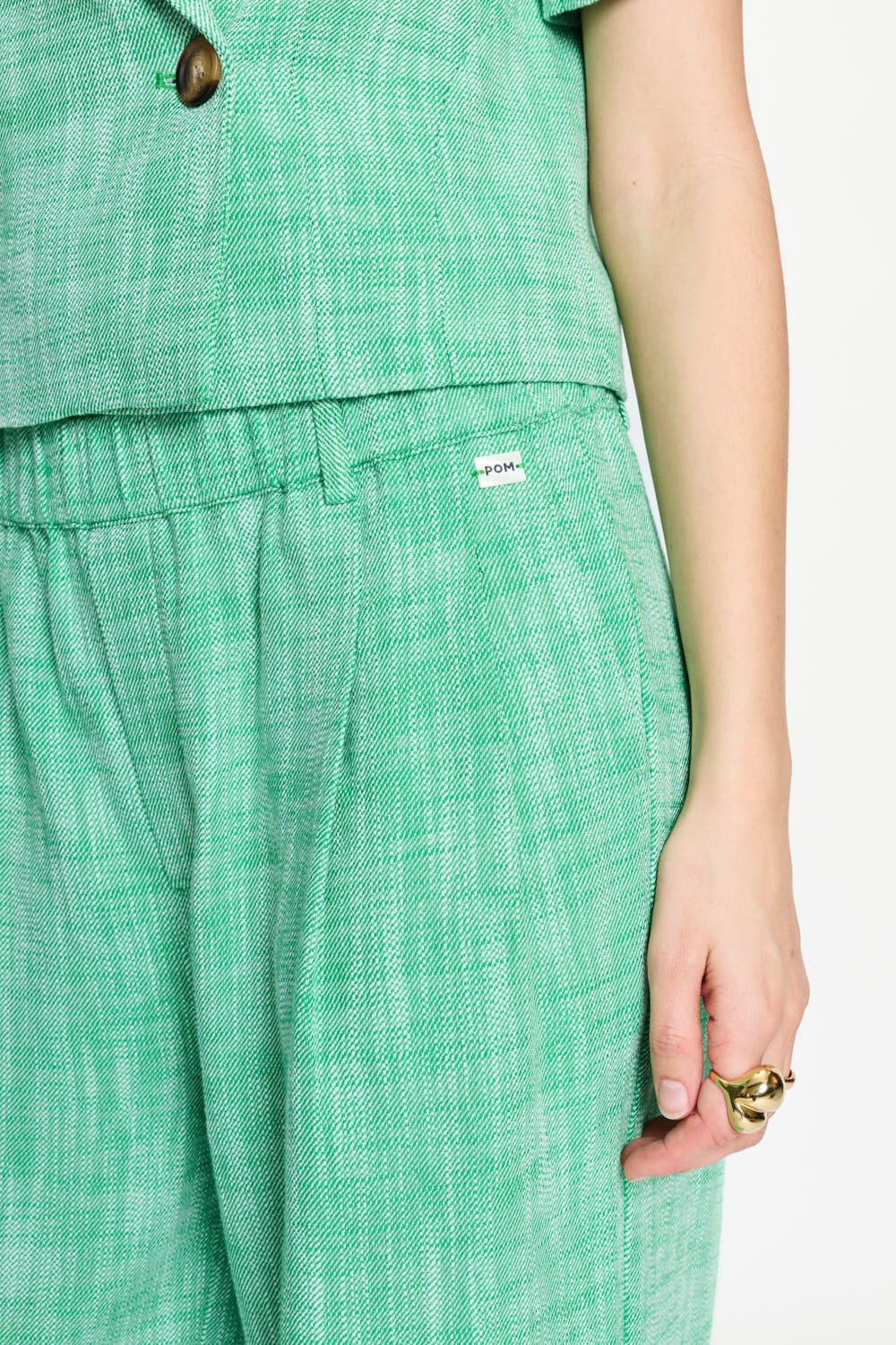 Pants Palm Green