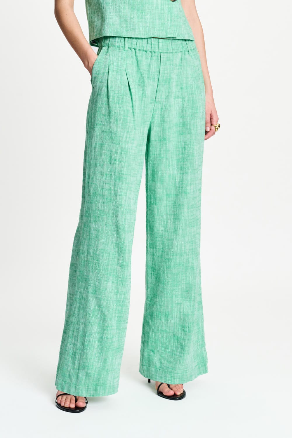 Pants Palm Green
